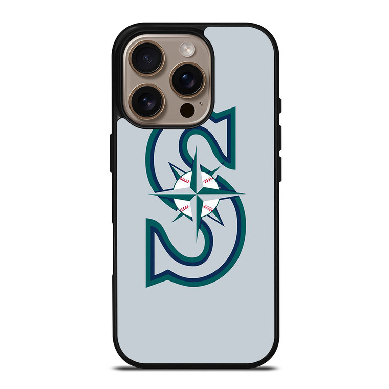 MLB SEATTLE MARINERS LOGO iPhone 16 Pro Case