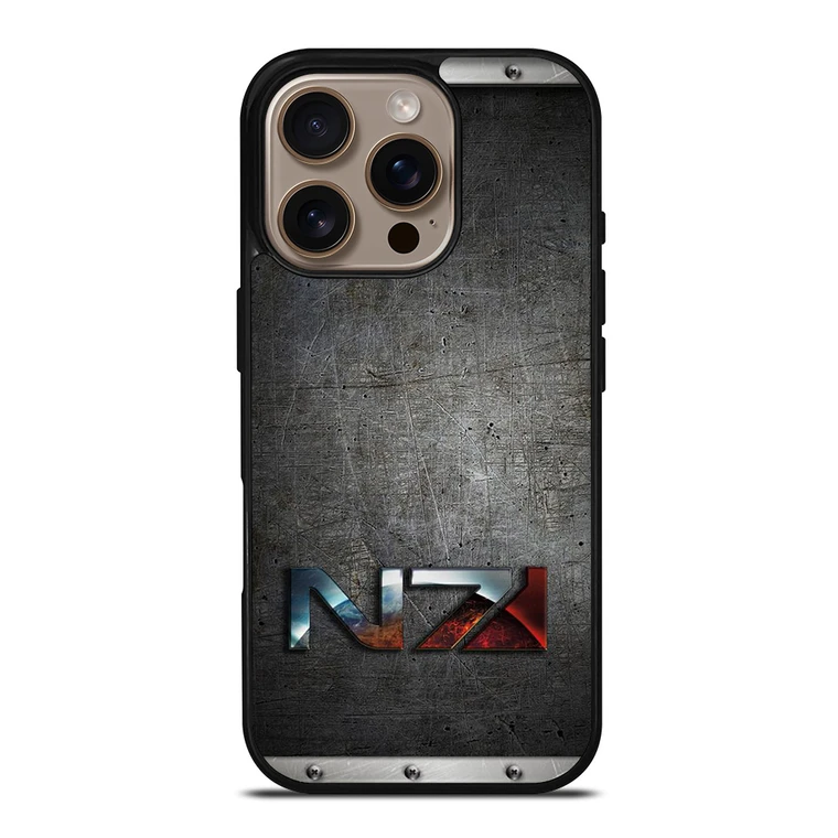 N7 ARMOUR MASS EFFECT METAL EMBLEM iPhone 16 Pro Case