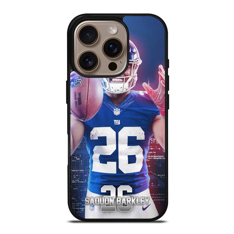 NEW YORK GIANTS SAQUON BARKLEY 26 NFL iPhone 16 Pro Case