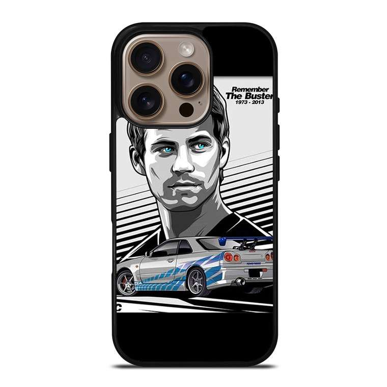 NISSAN GTR PAUL REMEMBER iPhone 16 Pro Case