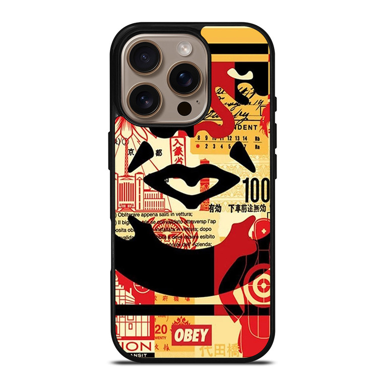 OBEY COLLAGE iPhone 16 Pro Case