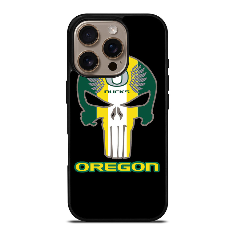 OREGON DUCKS SKULL LOGO iPhone 16 Pro Case