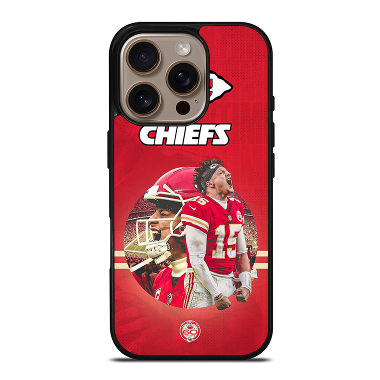 PATRICK MAHOMES 15 KANSAS CITY CHIEFS iPhone 16 Pro Case
