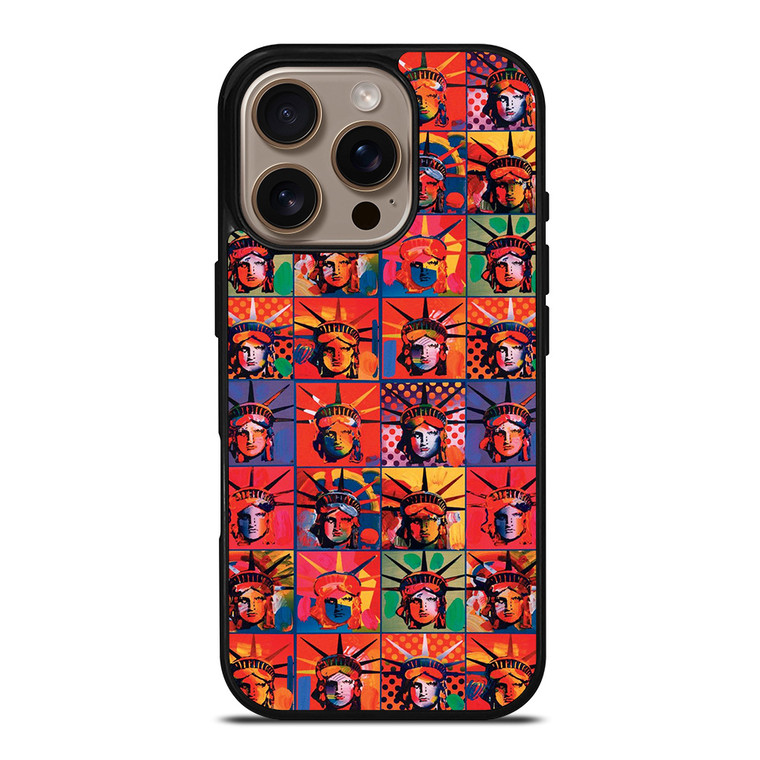 PETER MAX LIBERTY STATUE iPhone 16 Pro Case PETER MAX LIBERTY STATUE iPhone 16 Pro Case