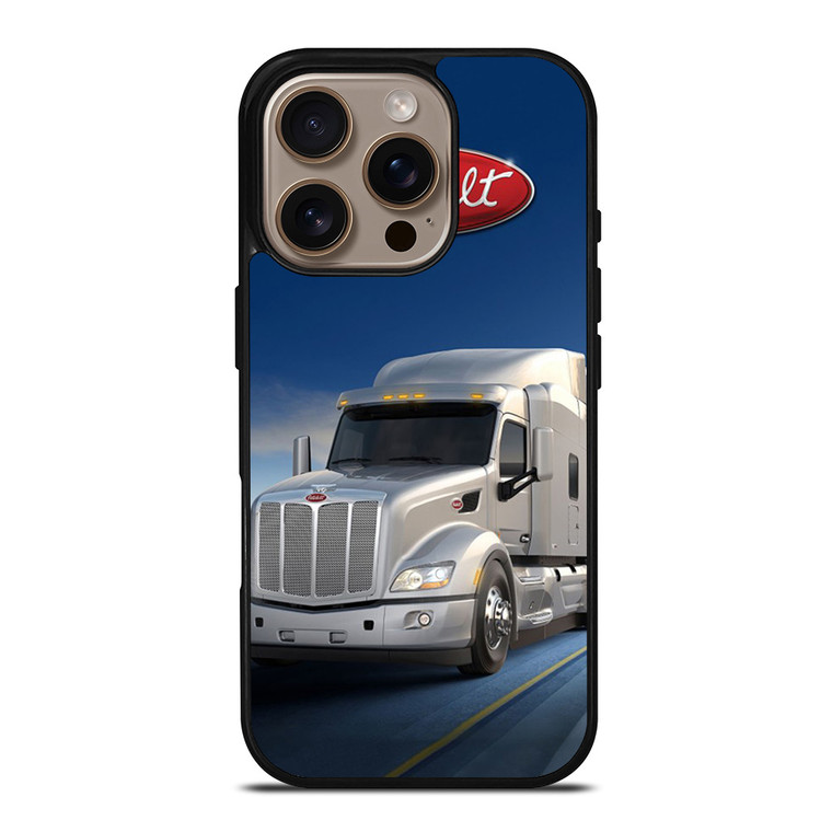 PETERBILT WHITE TRUCK iPhone 16 Pro Case