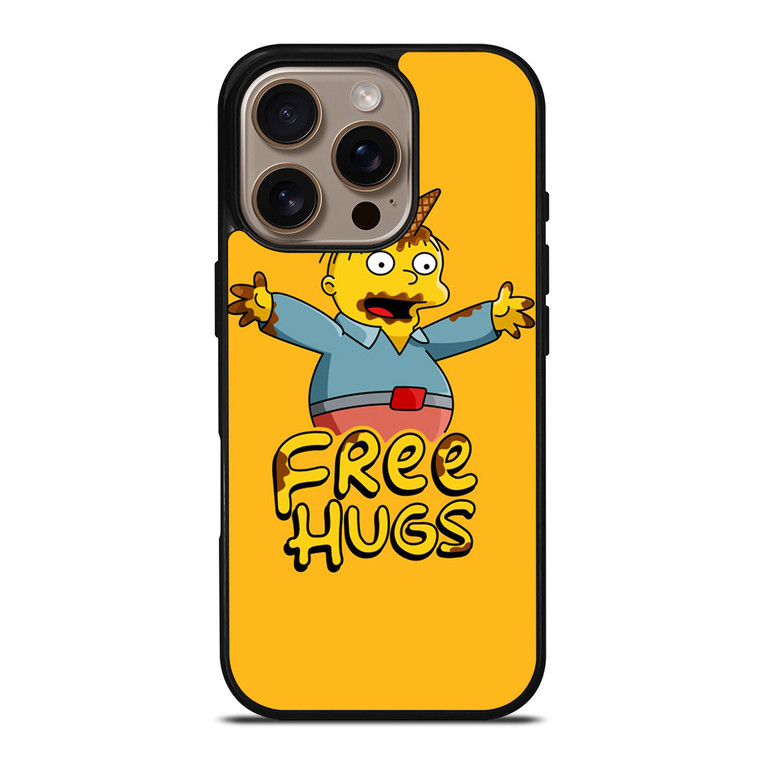 RALPH WIGGUM THE SIMPSONS FREE HUG iPhone 16 Pro Case