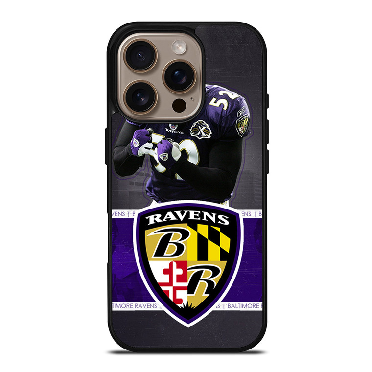 RAY LEWIS BALTIMORE RAVENS FOOTBALL iPhone 16 Pro Case RAY LEWIS BALTIMORE RAVENS FOOTBALL iPhone 16 Pro Case
