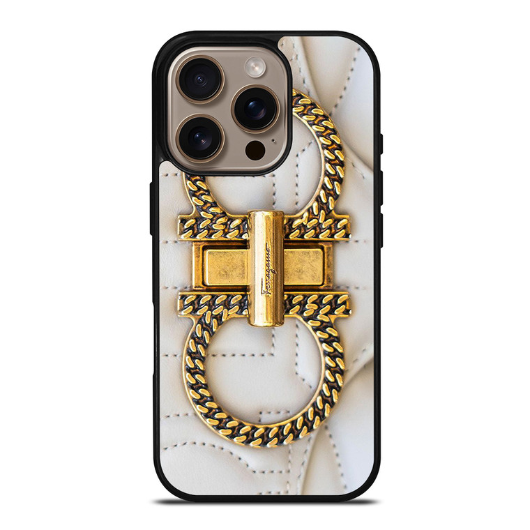 SALVATORE FERRAGAMO EMBLEM iPhone 16 Pro Case