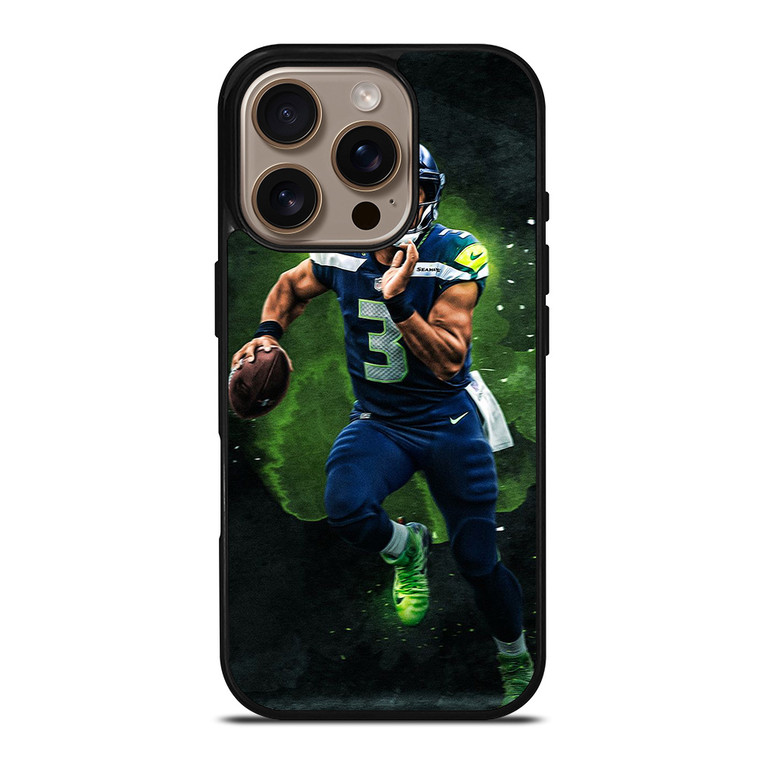 SEATTLE SEAHAWKS RUSSELL WILSON NFL iPhone 16 Pro Case SEATTLE SEAHAWKS RUSSELL WILSON NFL iPhone 16 Pro Case