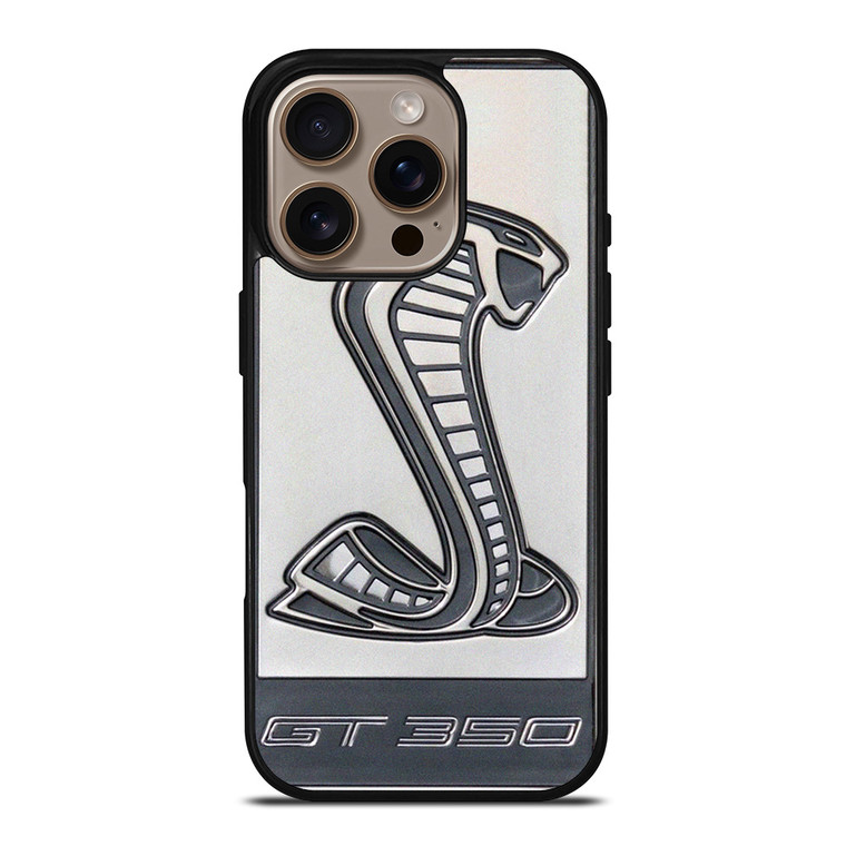 SHELBY GT350R SILVER EMBLEM SIGN iPhone 16 Pro Case