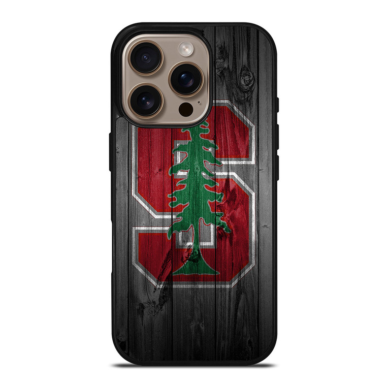 STANFORD CARDINAL WOODEN LOGO iPhone 16 Pro Case STANFORD CARDINAL WOODEN LOGO iPhone 16 Pro Case