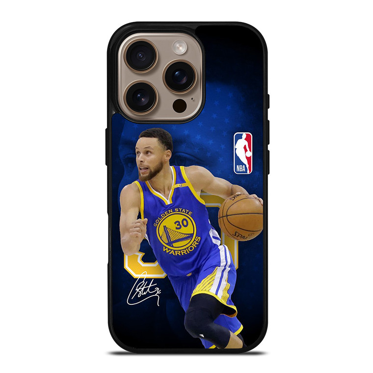 STEPHEN CURRY SIGNATURE GOLDEN STATE WARRIORS  iPhone 16 Pro Case