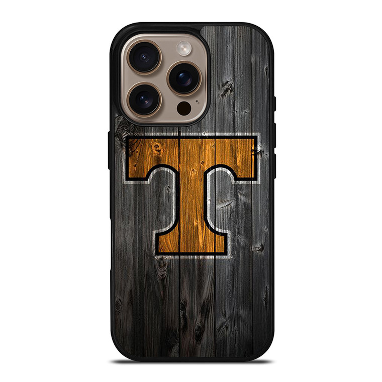 TENNESSEE VOLUNTEERS WOODEN LOGO iPhone 16 Pro Case