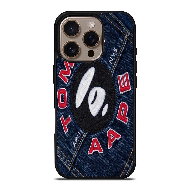 TOMMY HILFIGER A BATHING APE JEANS iPhone 16 Pro Case