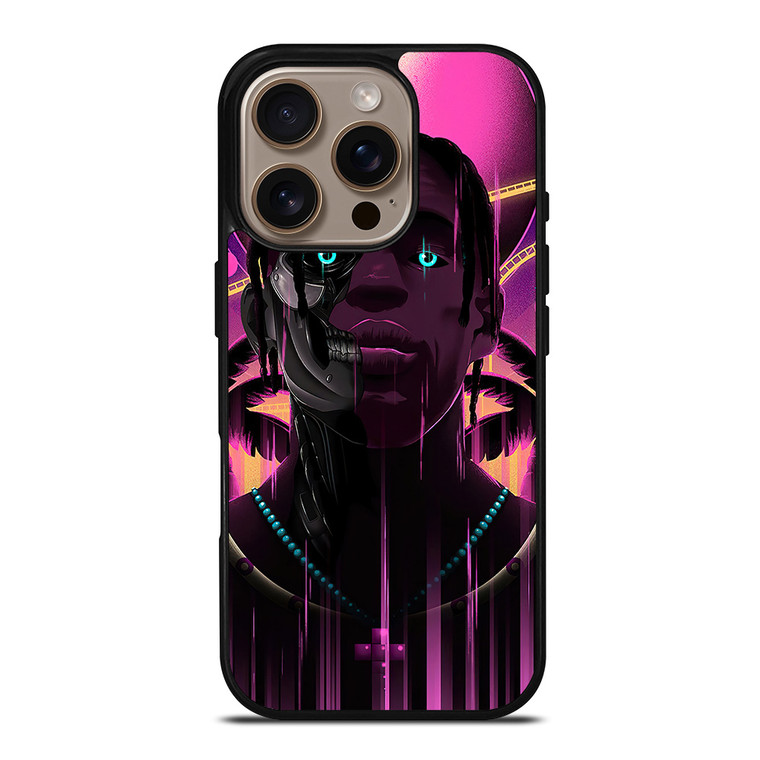 TRAVIS SCOTT RAPPER ART iPhone 16 Pro Case