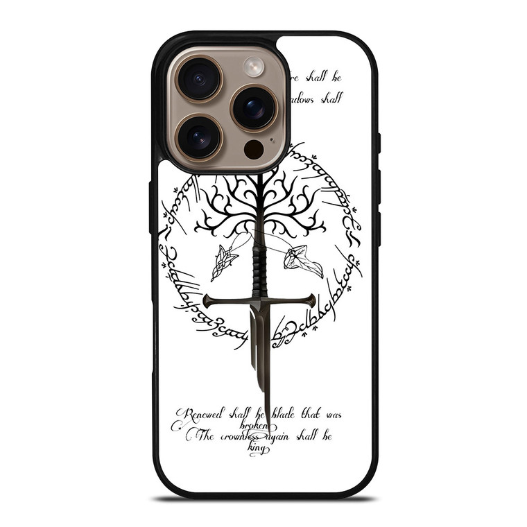 TREE LORD OF THE RING SWORD iPhone 16 Pro Case