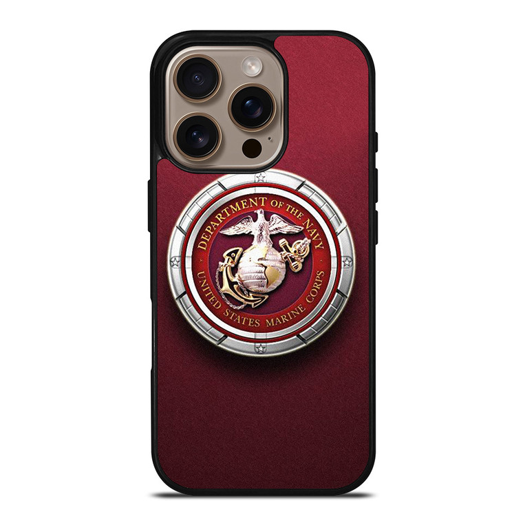 UNITED STATES MARINE CORPS NAVY iPhone 16 Pro Case