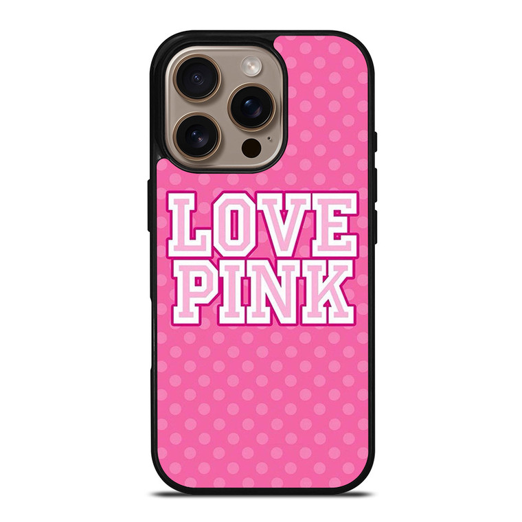 VICTORIA'S SECRET LOVE PINK LOGO iPhone 16 Pro Case VICTORIA'S SECRET LOVE PINK LOGO iPhone 16 Pro Case