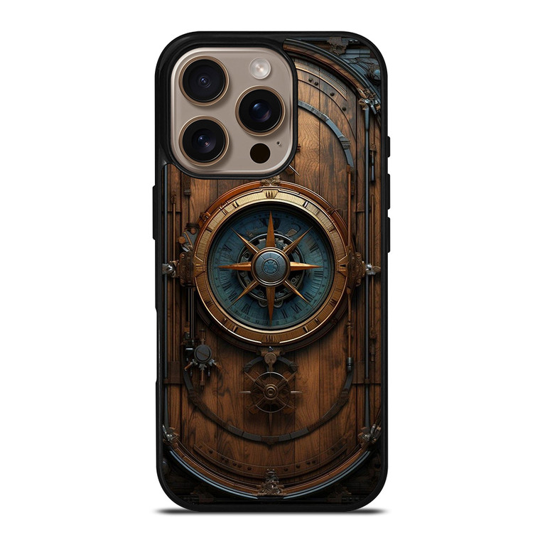 VINTAGE MAP COMPASS iPhone 16 Pro Case