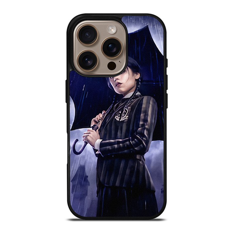 WEDNESDAY ADDAMS JENNA ORTEGA MOVIES iPhone 16 Pro Case