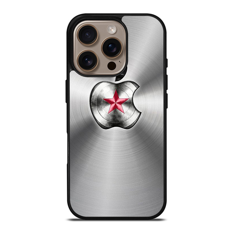 WINTER SOLDIER APPLE LOGO iPhone 16 Pro Case