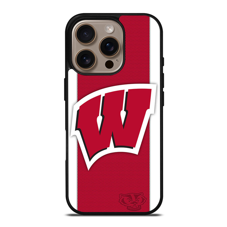 WISCONSIN BADGERS LOGO iPhone 16 Pro Case