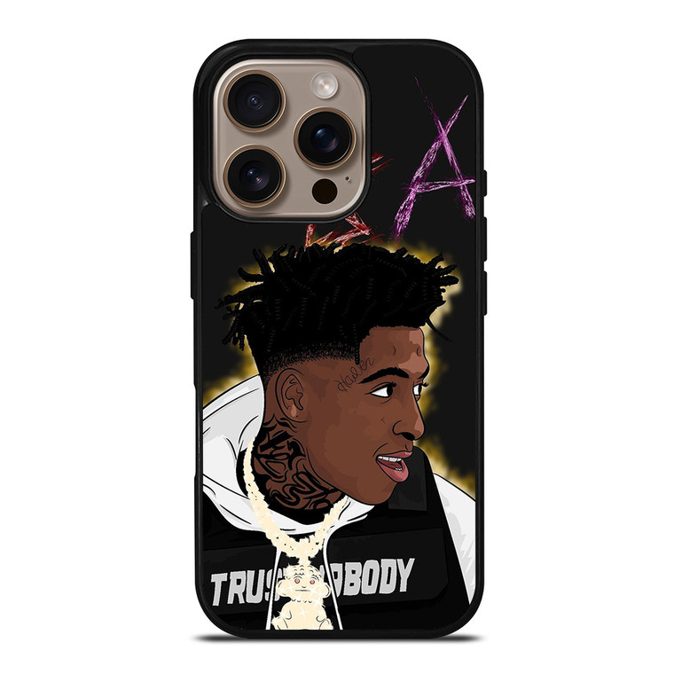 YOUNGBOY NBA RAPPER CARTOON iPhone 16 Pro Case