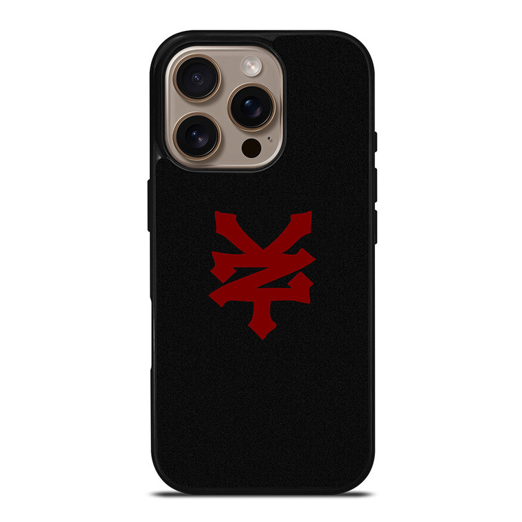 ZOO YORK SKATEBOARD LOGO SUEDE iPhone 16 Pro Case