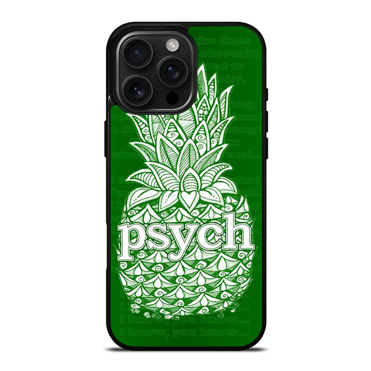 LOGO PSYCH iPhone 16 Pro Max Case LOGO PSYCH iPhone 16 Pro Max Case