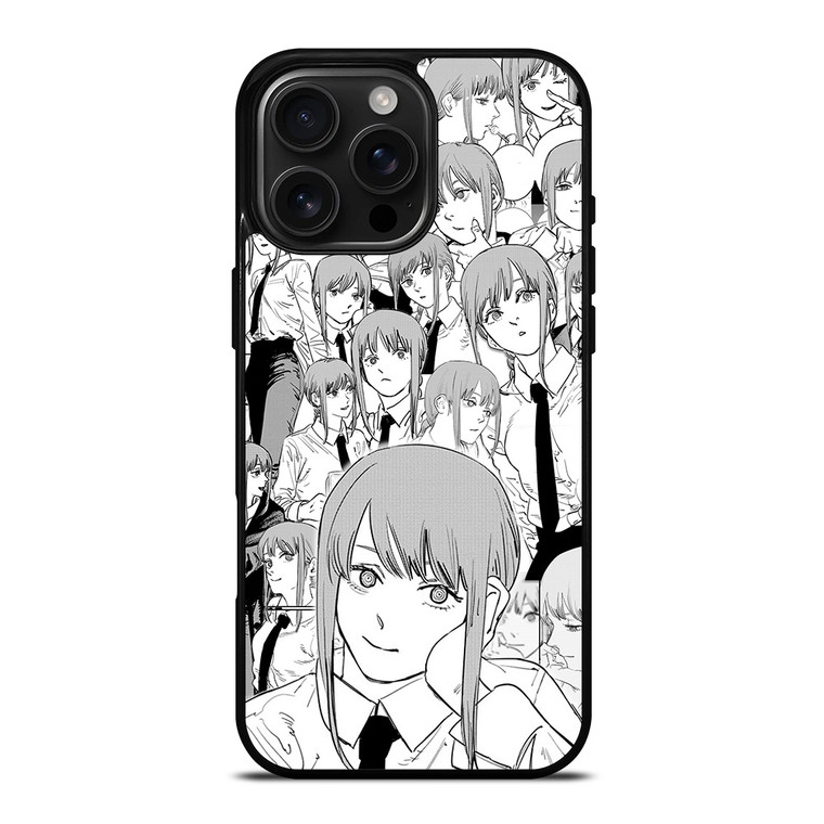 MAKIMA CHAINSAW MAN COLLAGE iPhone 16 Pro Max Case