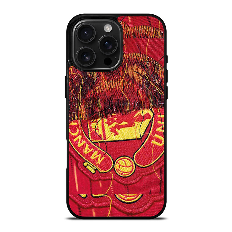 MANCHESTER UNITED DNA LOGO iPhone 16 Pro Max Case