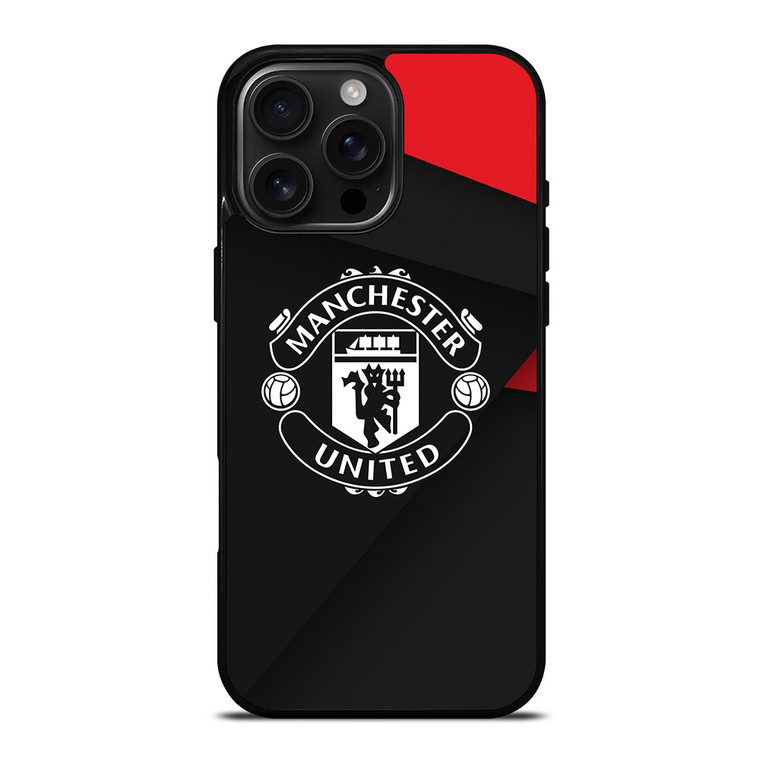 MANCHESTER UNITED SOCCER LOGO iPhone 16 Pro Max Case