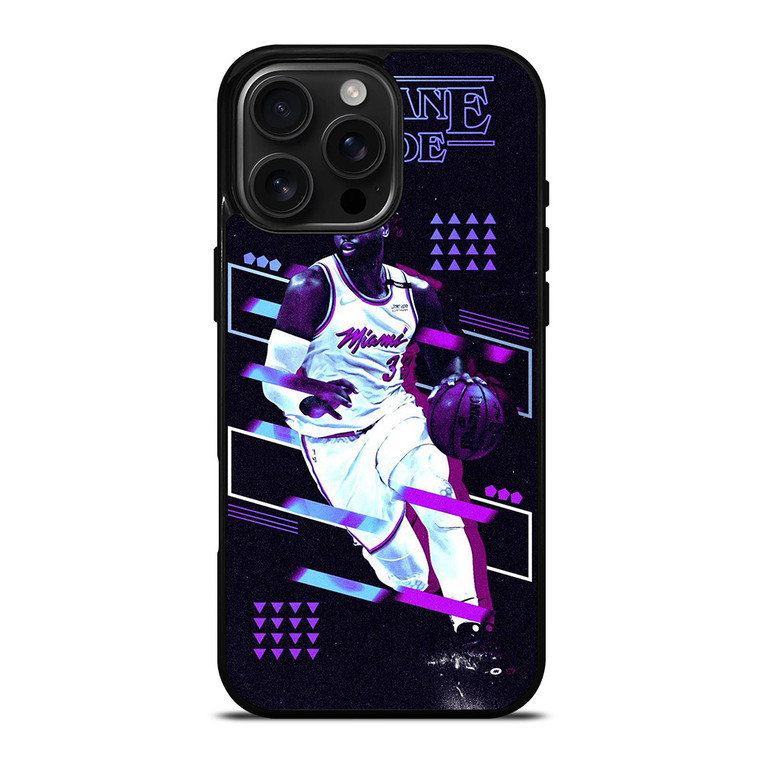 MIAMI HEAT DWYANE WADE BASKETBALL iPhone 16 Pro Max Case