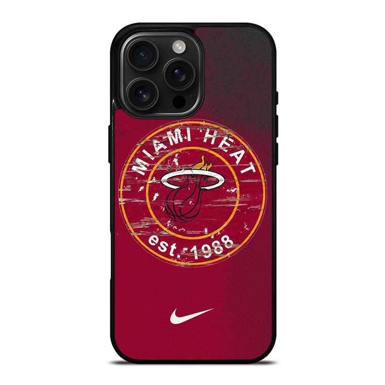 MIAMI HEAT NIKE BADGE iPhone 16 Pro Max Case