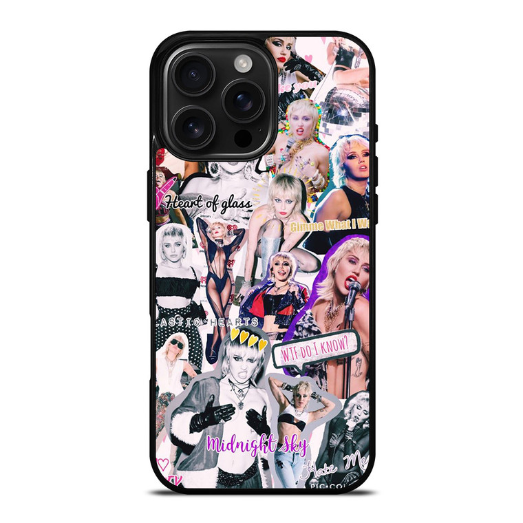 MILEY CYRUS COLLAGE iPhone 16 Pro Max Case