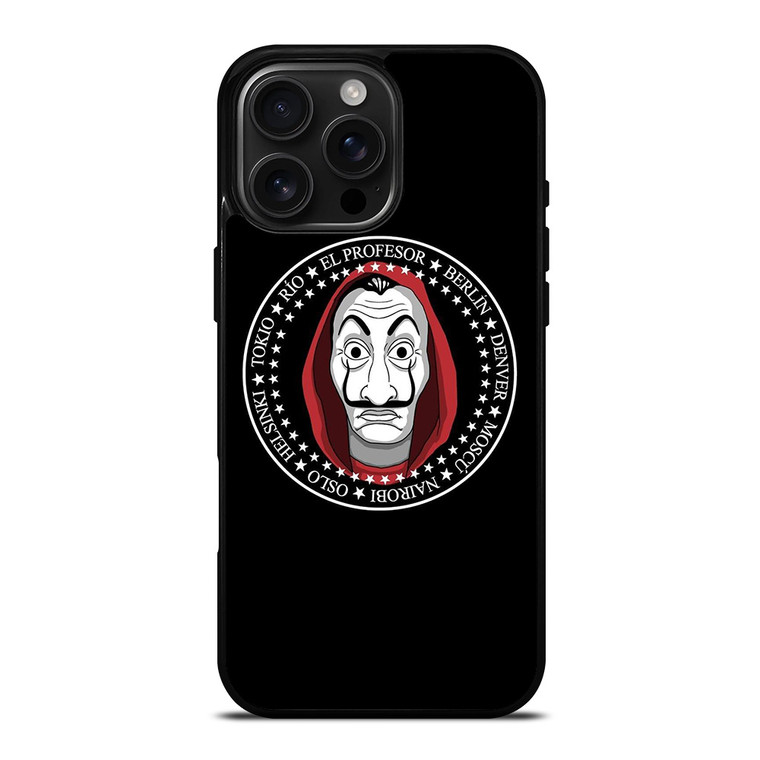 MONEY HEIST LA CASA DE PAPEL BADGE iPhone 16 Pro Max Case