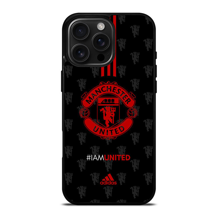 MU MANCHESTER UNITED LOGO iPhone 16 Pro Max Case