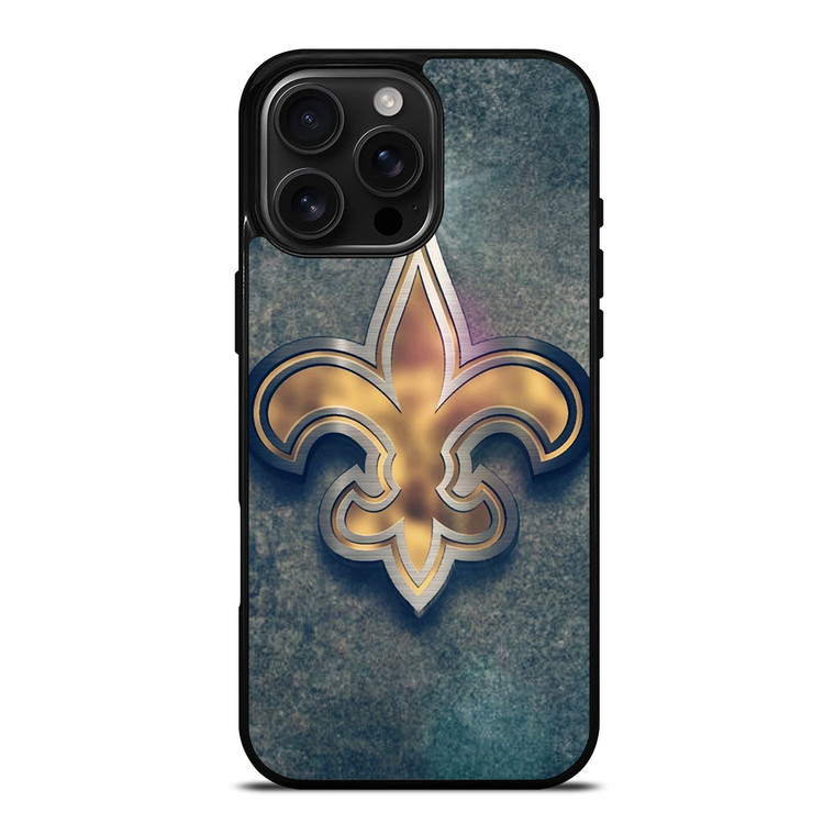NEW ORLEANS SAINTS GLOW iPhone 16 Pro Max Case