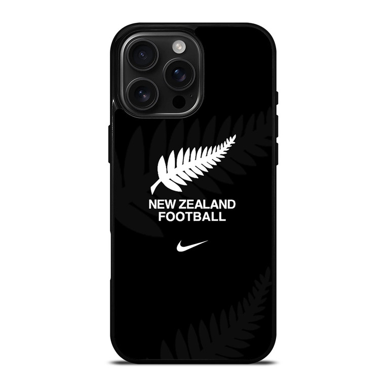NEW ZEALAND FOOTBALL NIKE LOGO iPhone 16 Pro Max Case NEW ZEALAND FOOTBALL NIKE LOGO iPhone 16 Pro Max Case