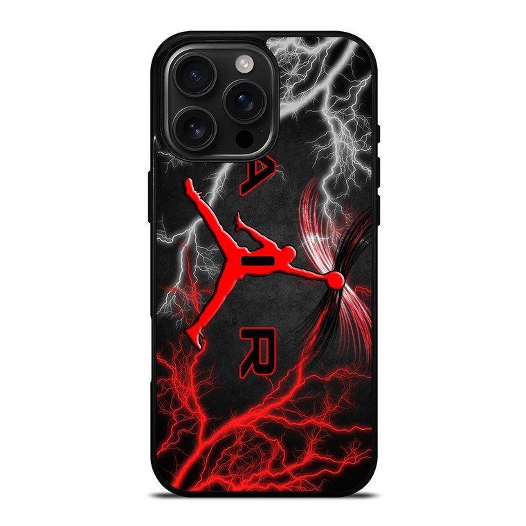 NIKE AIR JORDAN LIGHTNING LOGO iPhone 16 Pro Max Case