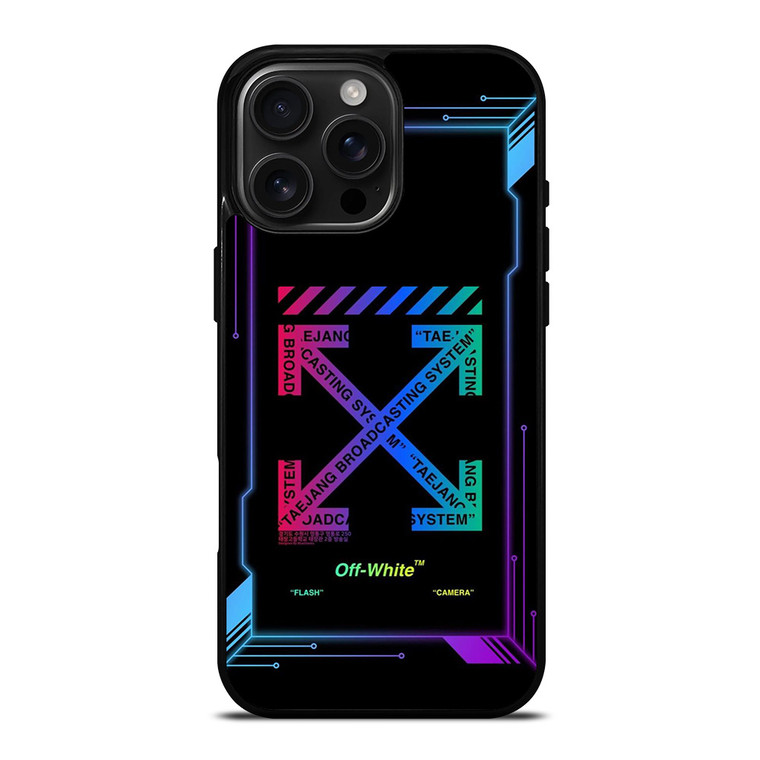 OFF WHITE BLACK NEBULA iPhone 16 Pro Max Case OFF WHITE BLACK NEBULA iPhone 16 Pro Max Case