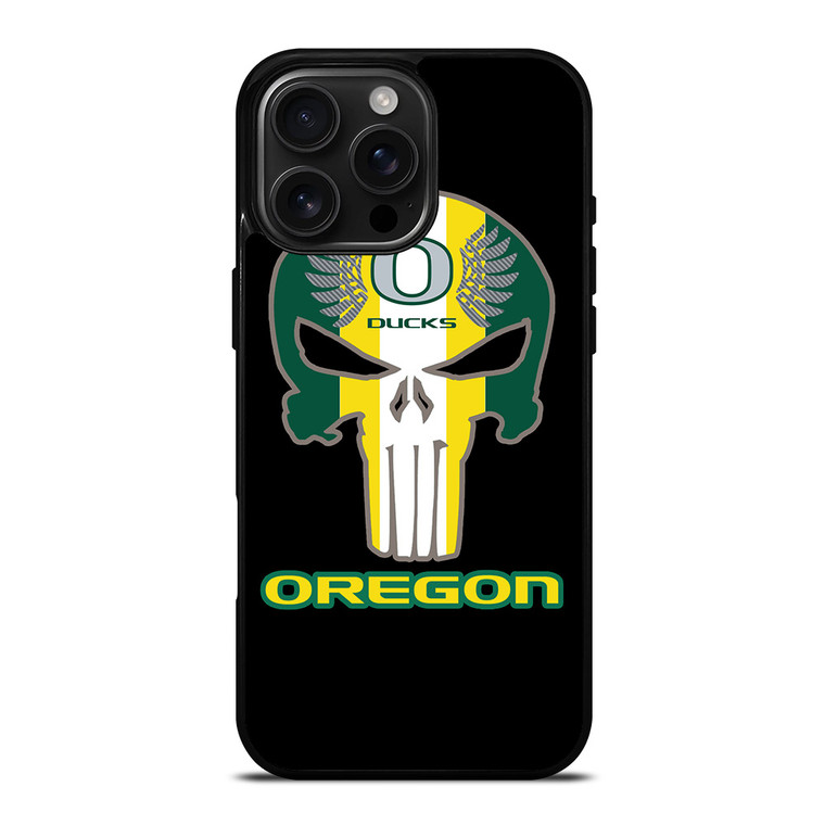 OREGON DUCKS SKULL LOGO iPhone 16 Pro Max Case