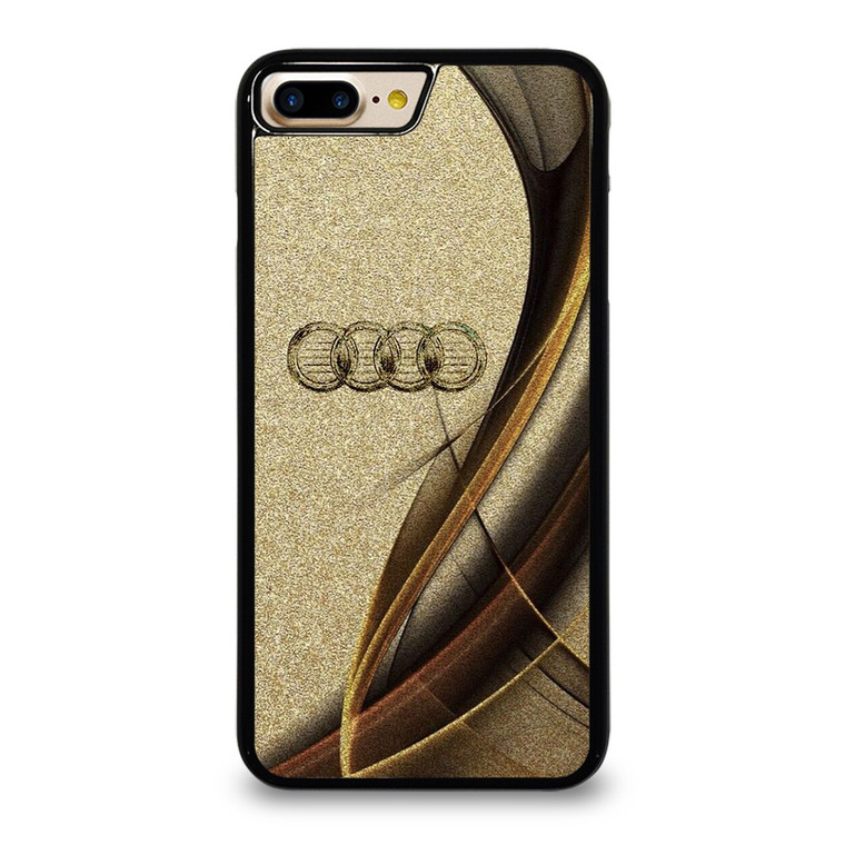AUDI LOGO ELEGAN GOLD TEXTURE iPhone 7 Plus Case