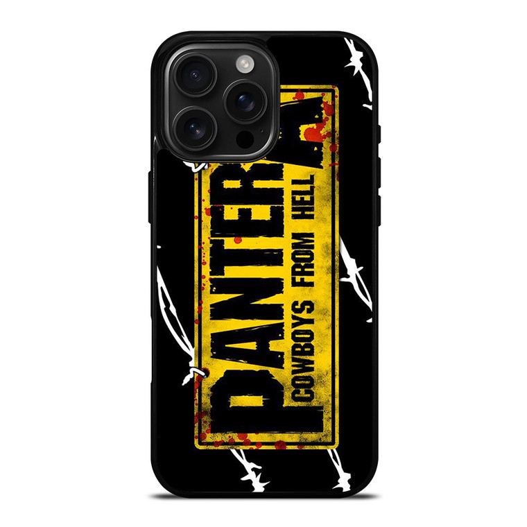 PANTERA COWBOYS FROM HELL iPhone 16 Pro Max Case