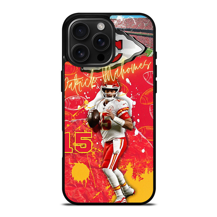 PATRICK MAHOMES FOOTBALL NFL iPhone 16 Pro Max Case