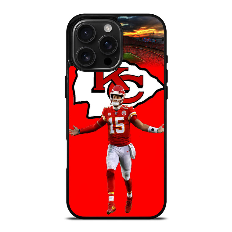 PATRICK MAHOMES KC CHIEFS LOGO iPhone 16 Pro Max Case PATRICK MAHOMES KC CHIEFS LOGO iPhone 16 Pro Max Case