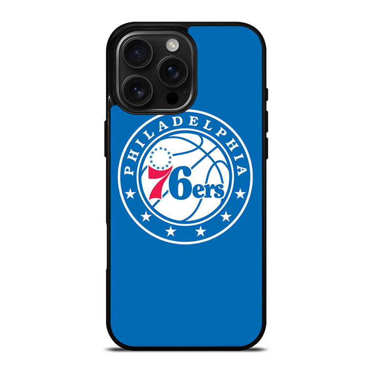 PHILADELPHIA 76ERS LOGO BADGE iPhone 16 Pro Max Case PHILADELPHIA 76ERS LOGO BADGE iPhone 16 Pro Max Case