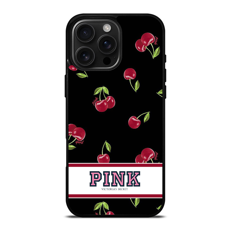 PINK VICTORIA'S SECRET CHERRY iPhone 16 Pro Max Case PINK VICTORIA'S SECRET CHERRY iPhone 16 Pro Max Case