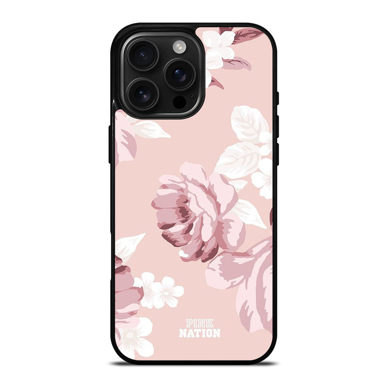 PINK VICTORIA'S SECRET FLOWER iPhone 16 Pro Max Case PINK VICTORIA'S SECRET FLOWER iPhone 16 Pro Max Case