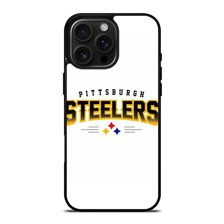 PITTSBURGH STEELERS WHITE WALL iPhone 16 Pro Max Case PITTSBURGH STEELERS WHITE WALL iPhone 16 Pro Max Case